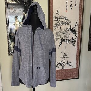 Under Armour Women's Heather Gray Zip-Up Jacket